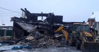 Демонтаж сгоревших зданий в Сатке | Сварной-Стк - снос после пожара от 1050 рублей